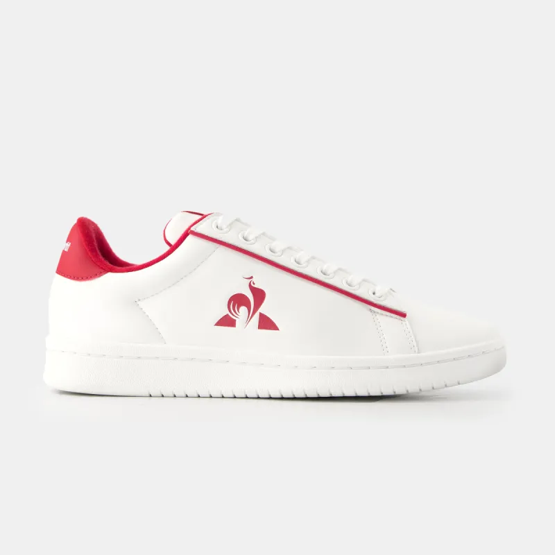 2410713-LCS COURT CLEAN W optical white/cerise | Chaussures LCS COURT CLEAN W Femme sold by Le Coq Sportif