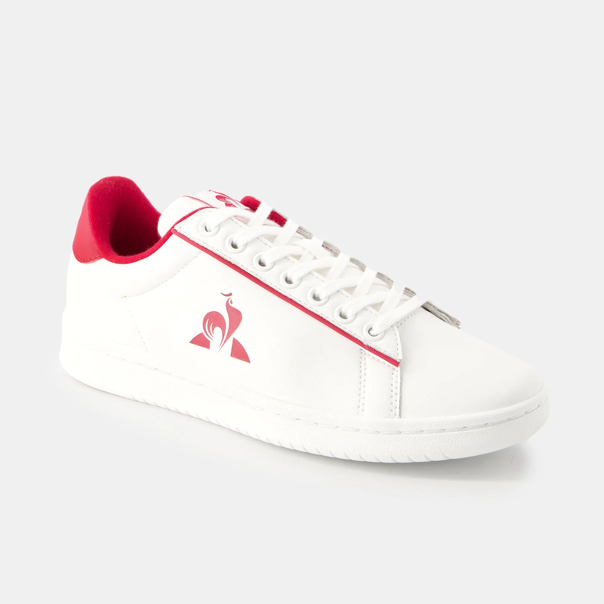 2410713-LCS COURT CLEAN W optical white/cerise | Chaussures LCS COURT CLEAN W Femme sold by Le Coq Sportif product image thumbnail 2