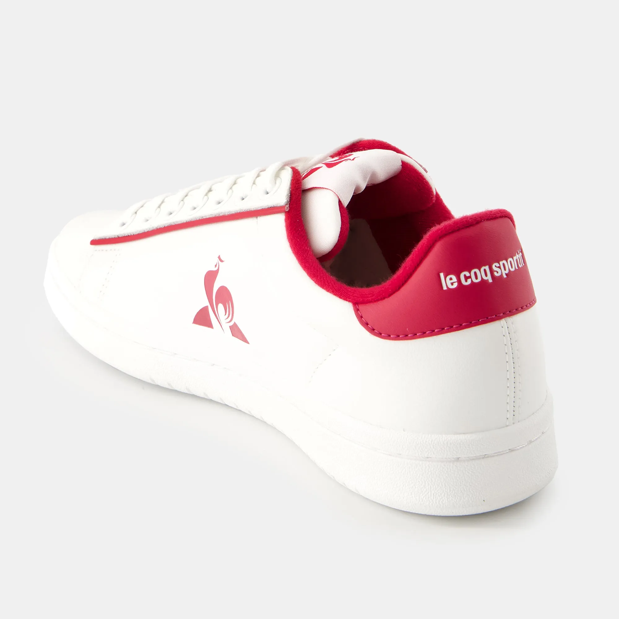 2410713-LCS COURT CLEAN W optical white/cerise | Chaussures LCS COURT CLEAN W Femme sold by Le Coq Sportif product image thumbnail 3