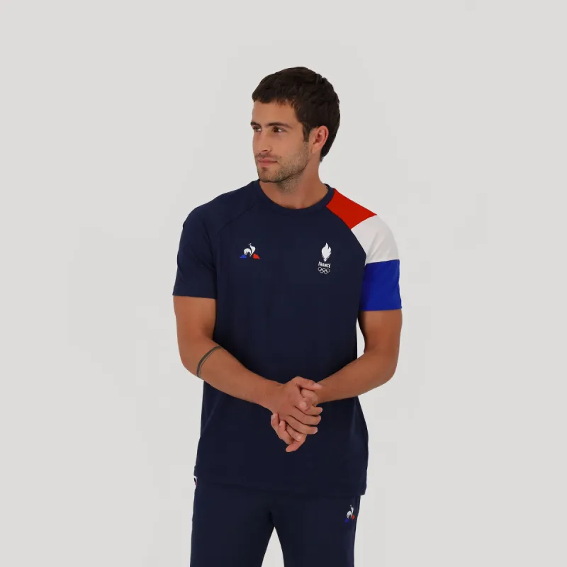 2221295-EFRO 22 Tee SS PRES.N°1 M dress blues | T-shirt Homme sold by Le Coq Sportif