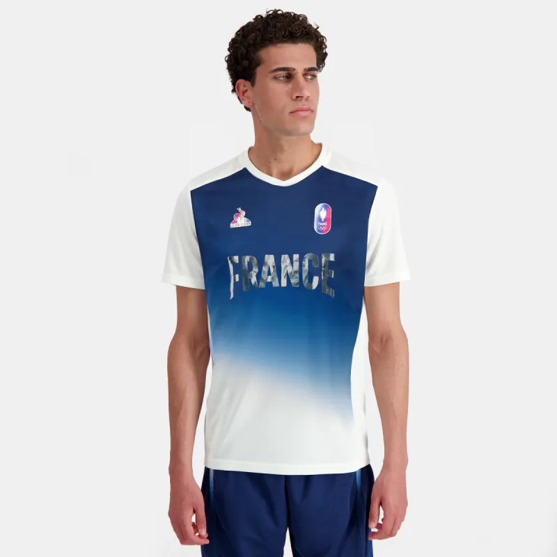 2420536-O PERF COMM Maillot Pro SS N°2 M marsh./ | Maillot Équipe de France Homme sold by Le Coq Sportif