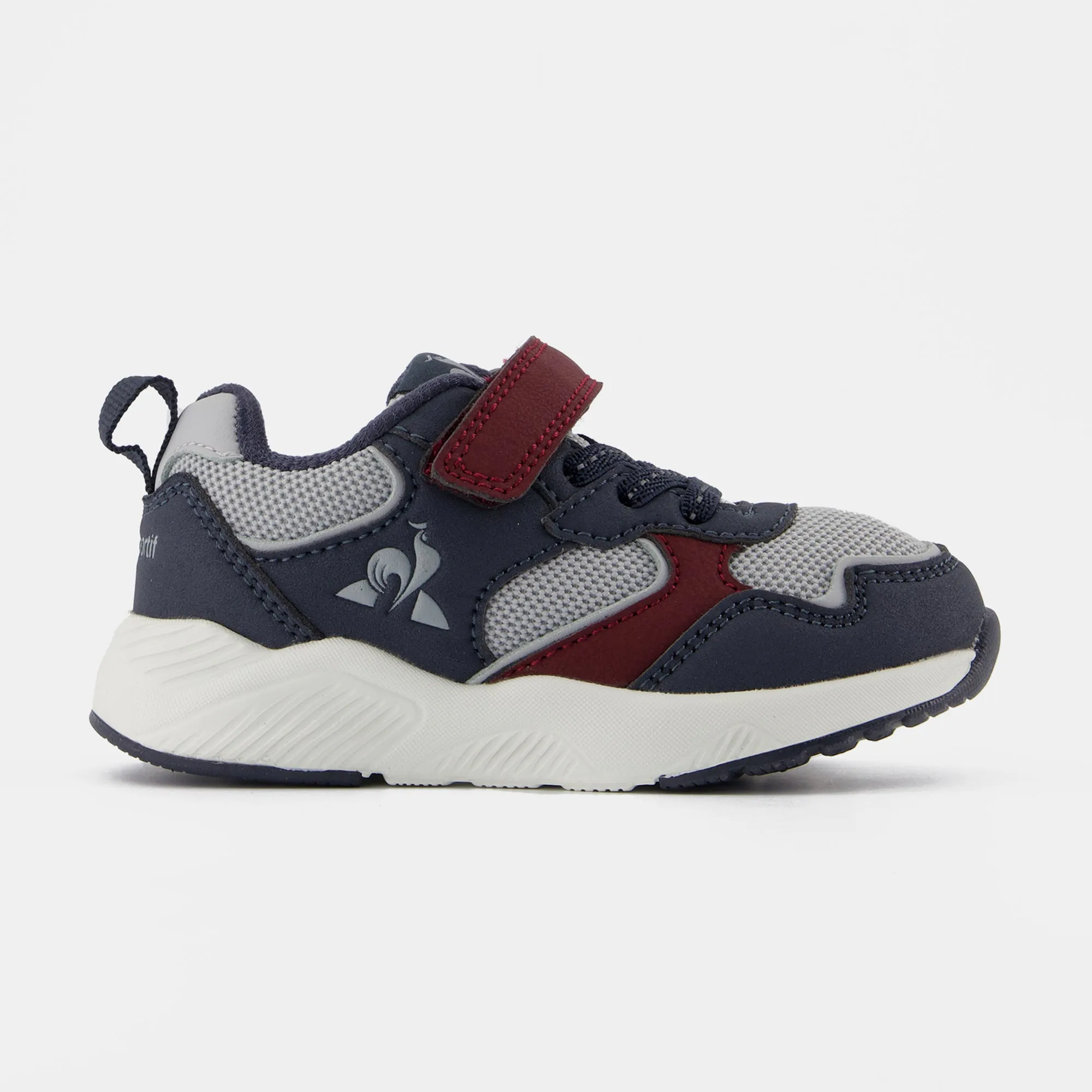2422746-LCS RUNNER INF n.droplet/ dark slate | Chaussures à scratch RUNNER bébé sold by Le Coq Sportif