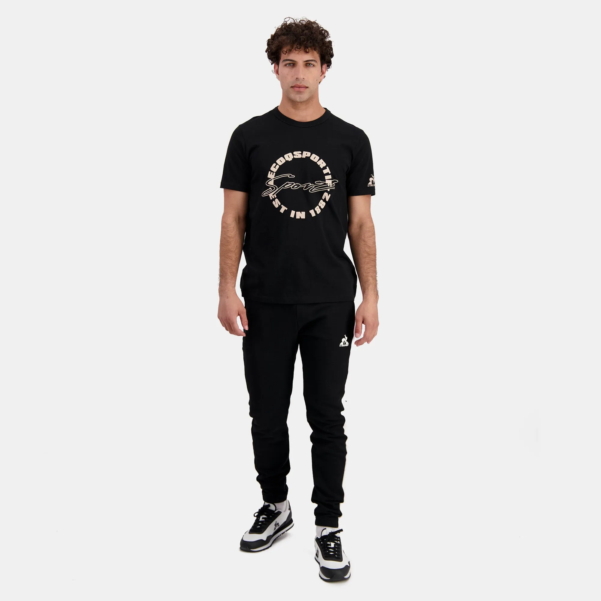 2422254-CONTEMPORAIN Tee SS N°1 M black | T-shirt Homme sold by Le Coq Sportif product image thumbnail 5