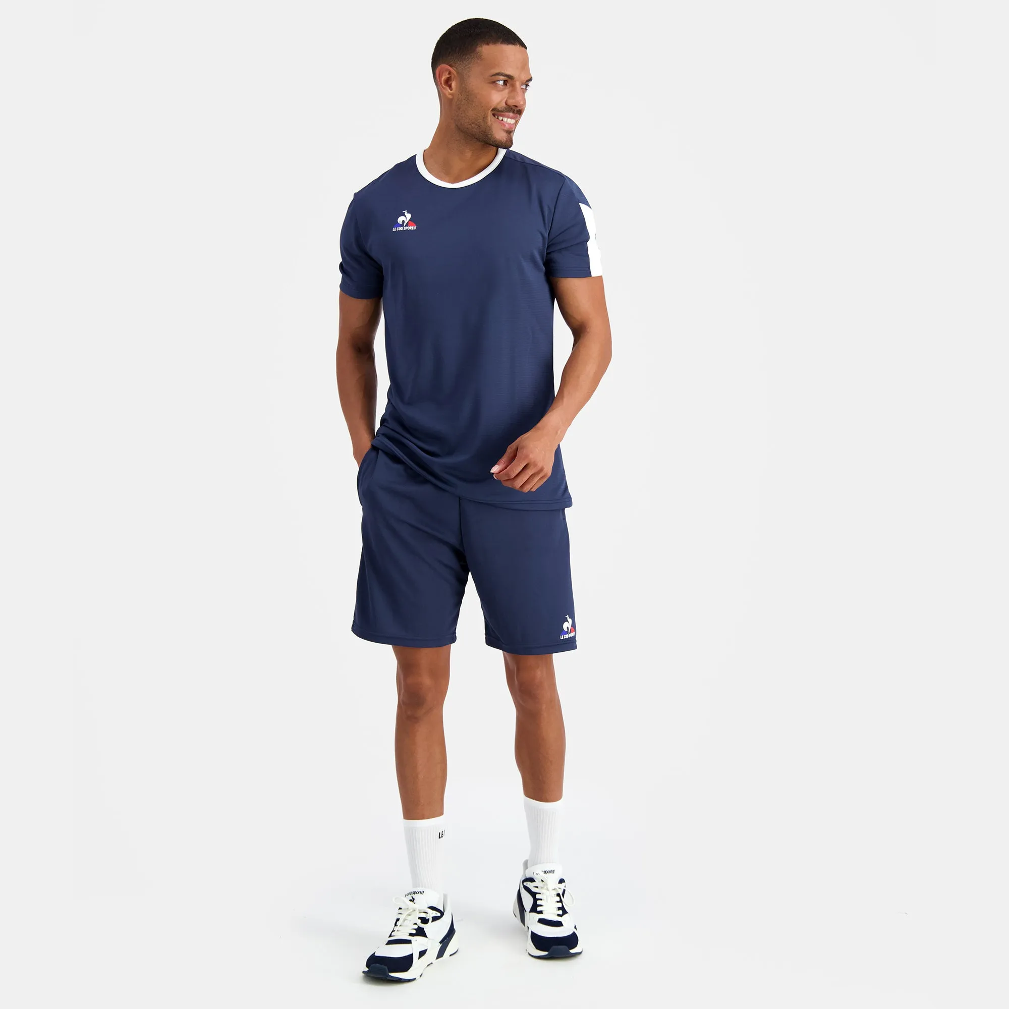 2220020-N°1 TRAINING Tee SS M dress blues | T-shirt Homme sold by Le Coq Sportif product image thumbnail 5