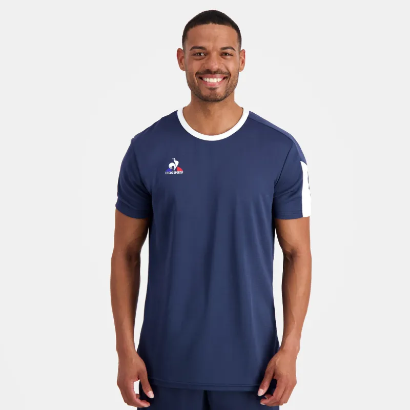 2220020-N°1 TRAINING Tee SS M dress blues | T-shirt Homme sold by Le Coq Sportif