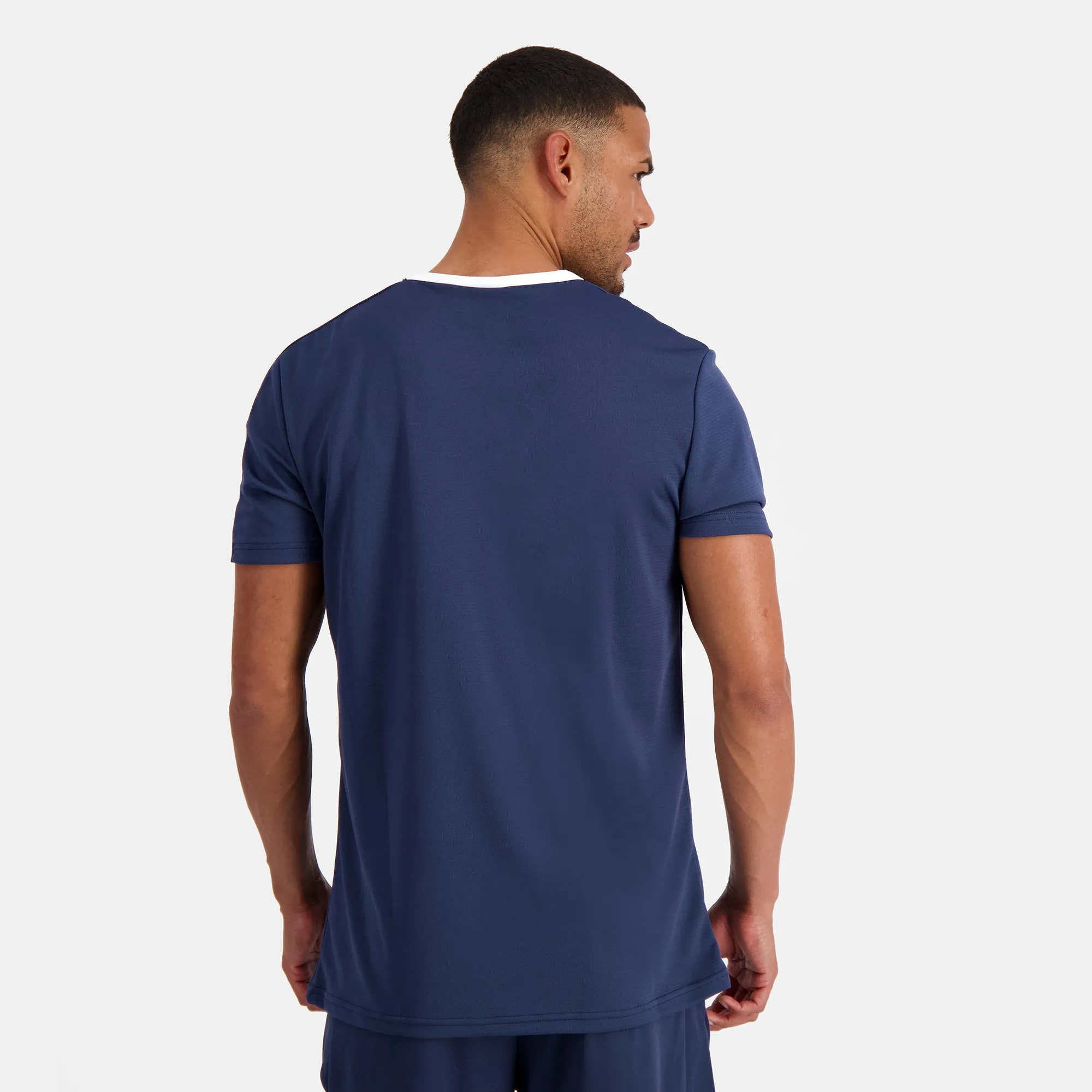 2220020-N°1 TRAINING Tee SS M dress blues | T-shirt Homme sold by Le Coq Sportif product image thumbnail 4