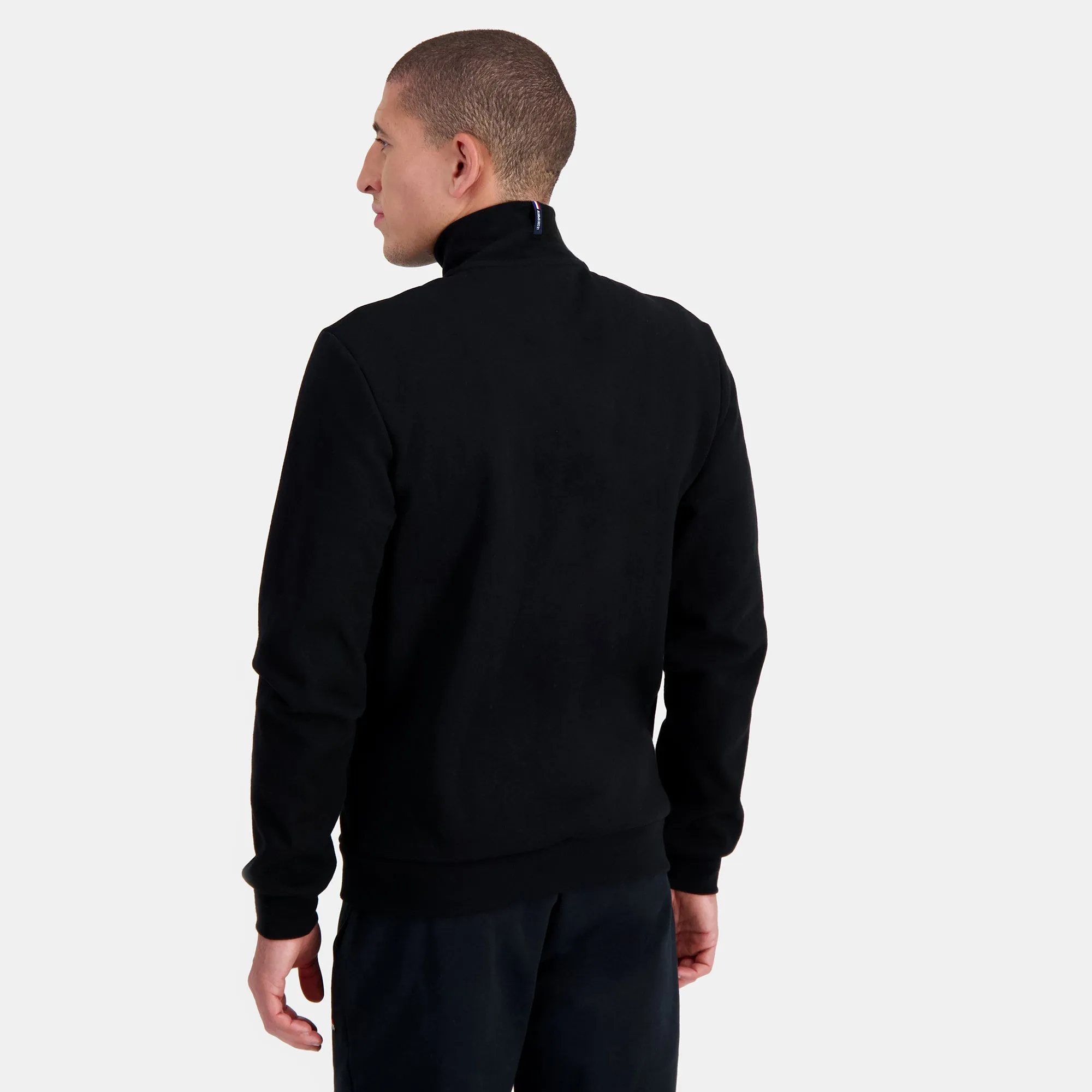 2310561-ESS FZ Sweat N°4 M black | Sweat zippé Homme sold by Le Coq Sportif product image thumbnail 4