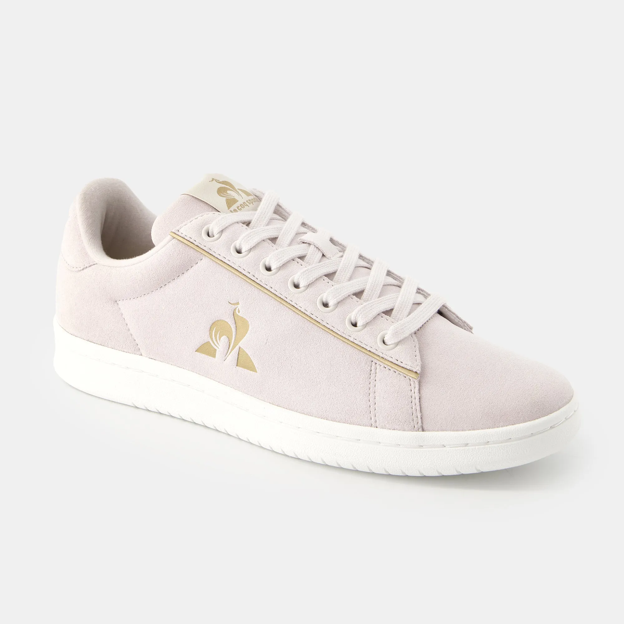 2410868-LCS COURT CLEAN SUEDE wind chime/ old br | Chaussures LCS COURT CLEAN SUEDE Unisexe sold by Le Coq Sportif product image thumbnail 2
