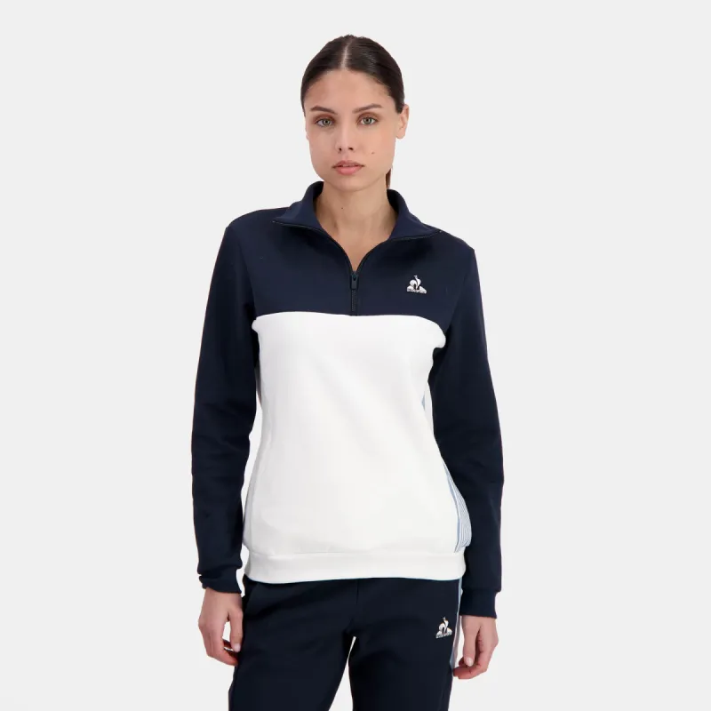 2422094-HERITAGE Halfzip N°1 W sky captain | Sweat Femme sold by Le Coq Sportif