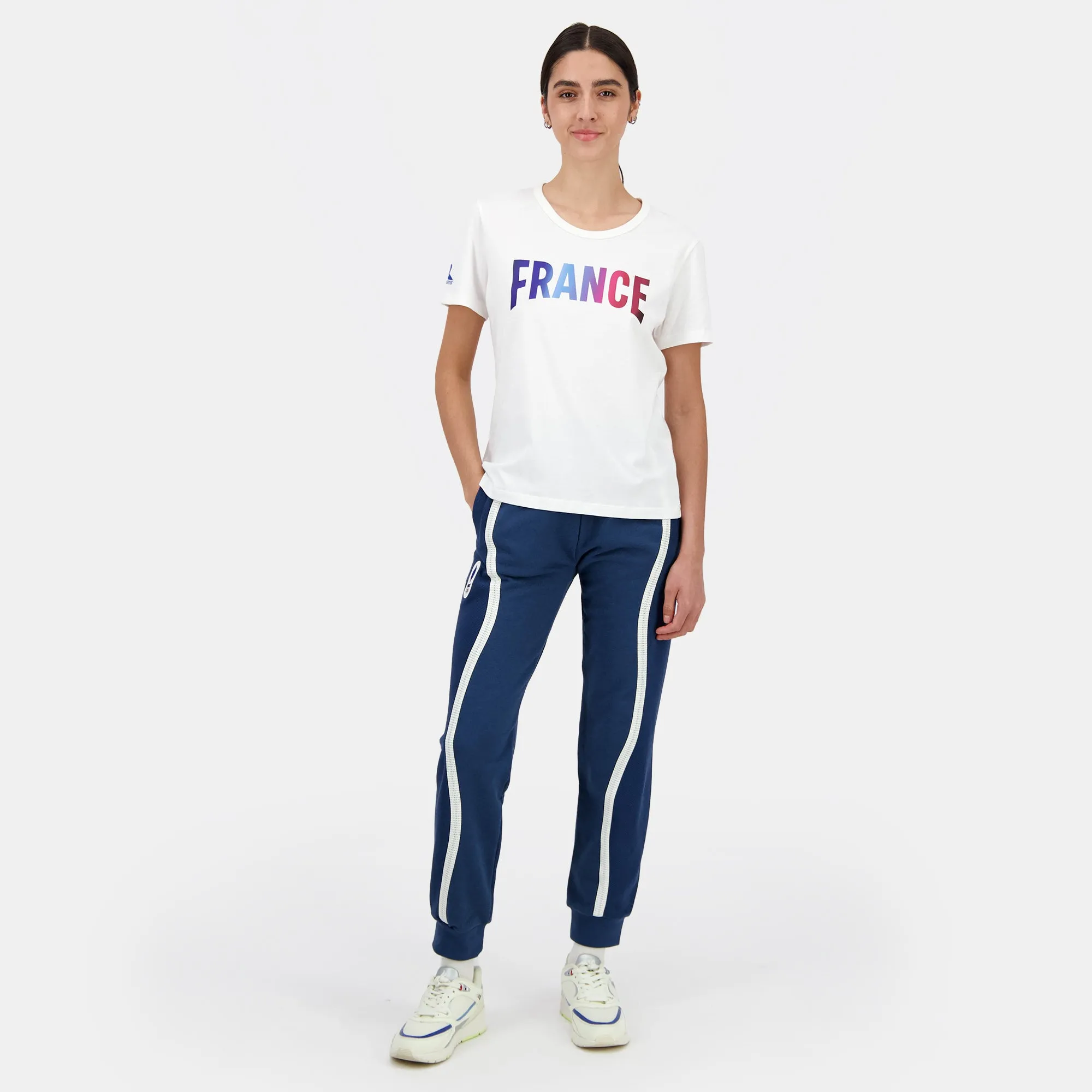 2421261-EFRP 24 Tee SS N°1 W marshmallow | T-shirt Équipe de France Femme sold by Le Coq Sportif product image thumbnail 5