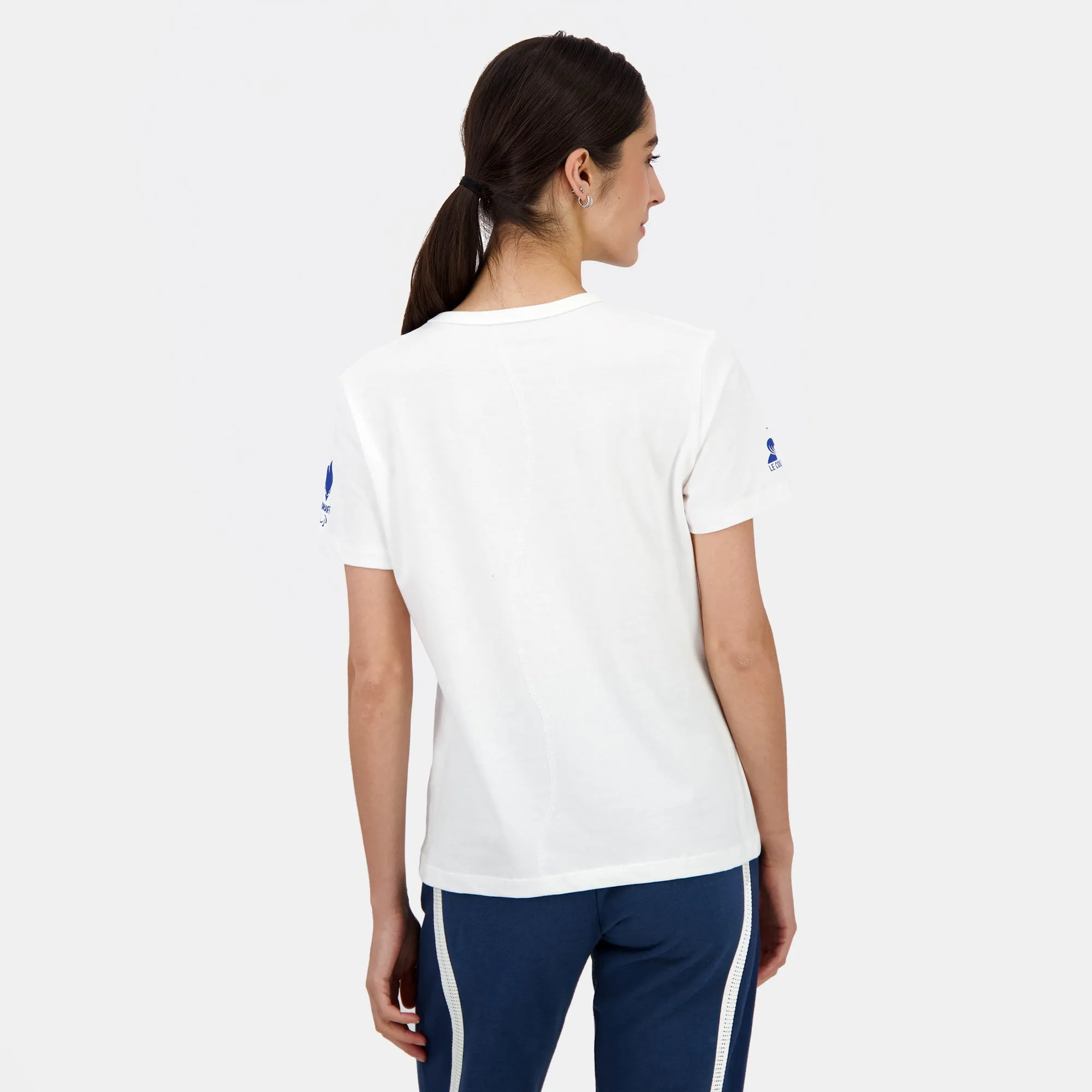 2421261-EFRP 24 Tee SS N°1 W marshmallow | T-shirt Équipe de France Femme sold by Le Coq Sportif product image thumbnail 4