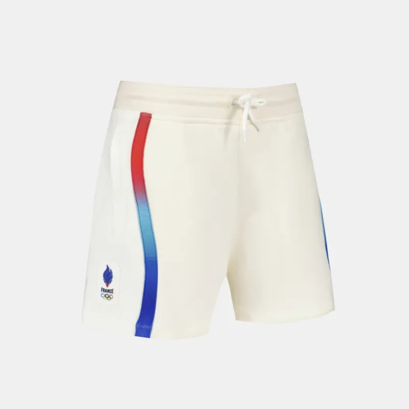 2421357-EFRO 24 Short DOT W écru | Short Femme sold by Le Coq Sportif