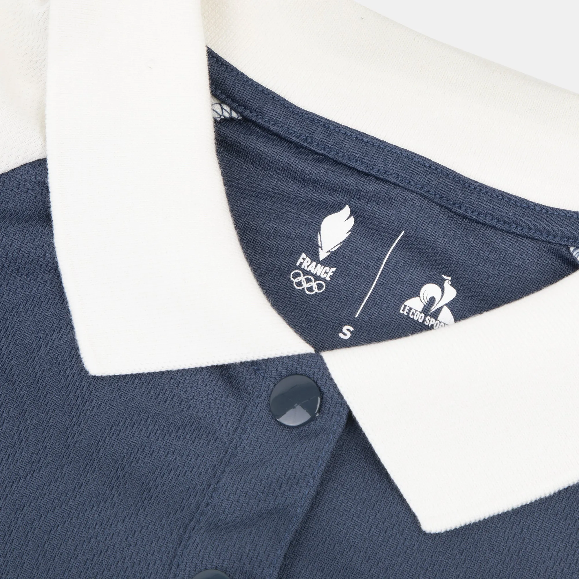 2421008-EFRO 24 Polo SS N°3 W insignia blue/mars | Polo Femme sold by Le Coq Sportif product image thumbnail 3
