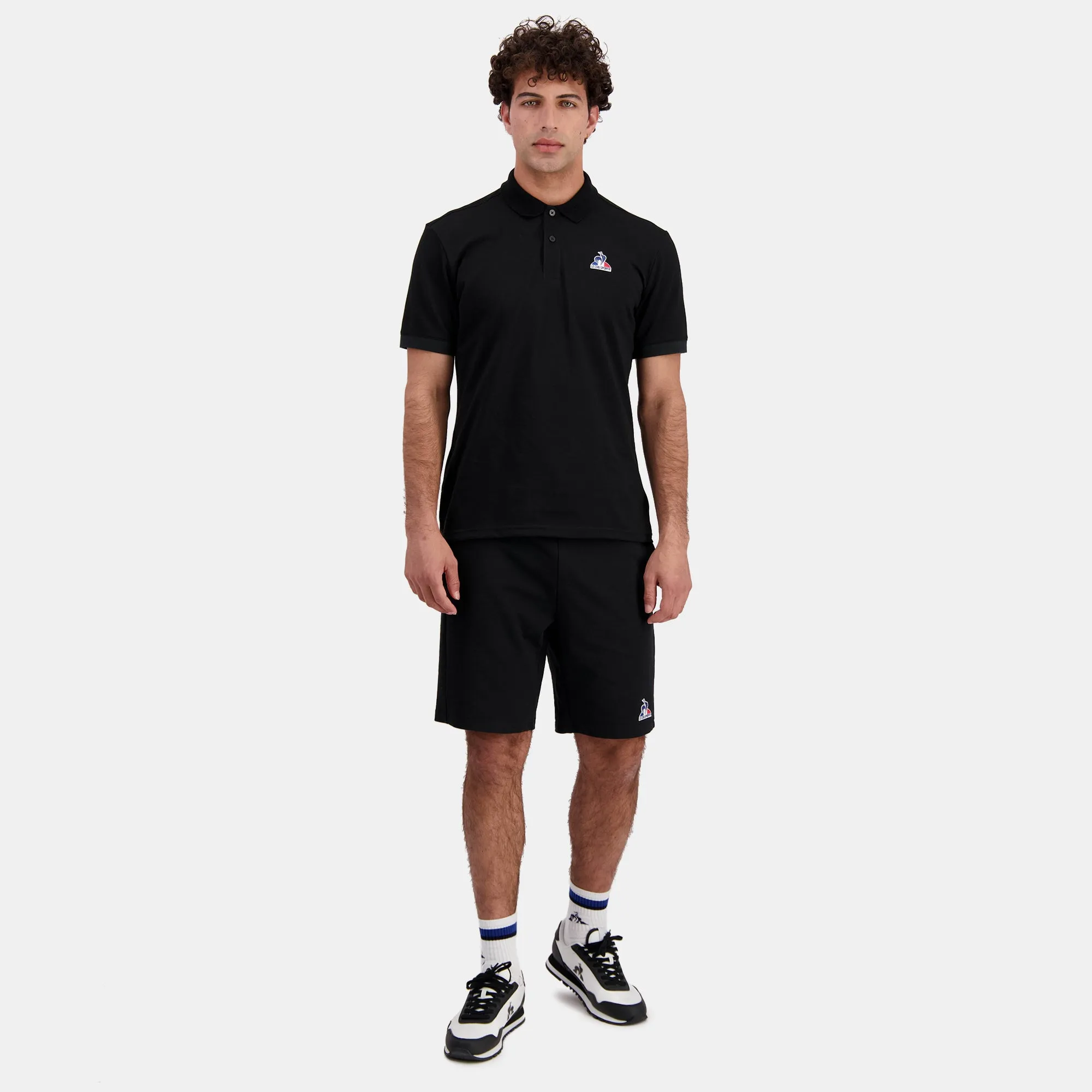 2422107-ESS Polo SS N°1 M black | Polo Homme sold by Le Coq Sportif product image thumbnail 3