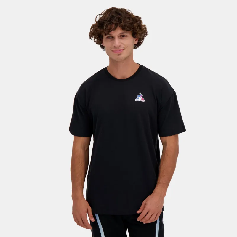 2510263-CONTEMPORAIN LF Tee SS N°1 M black | T-shirt Homme sold by Le Coq Sportif
