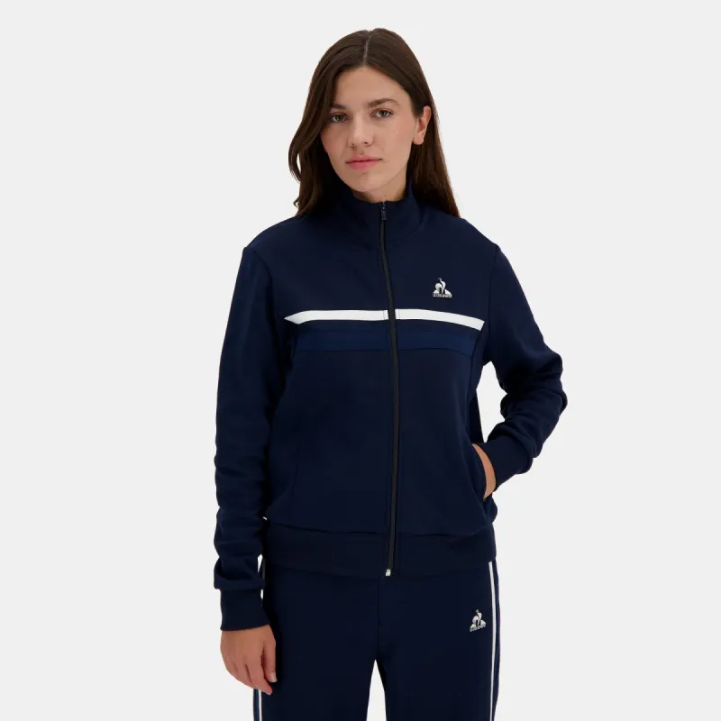 2510599-HERITAGE LF FZ Sweat N°1 W dark velvet | Sweat Femme sold by Le Coq Sportif