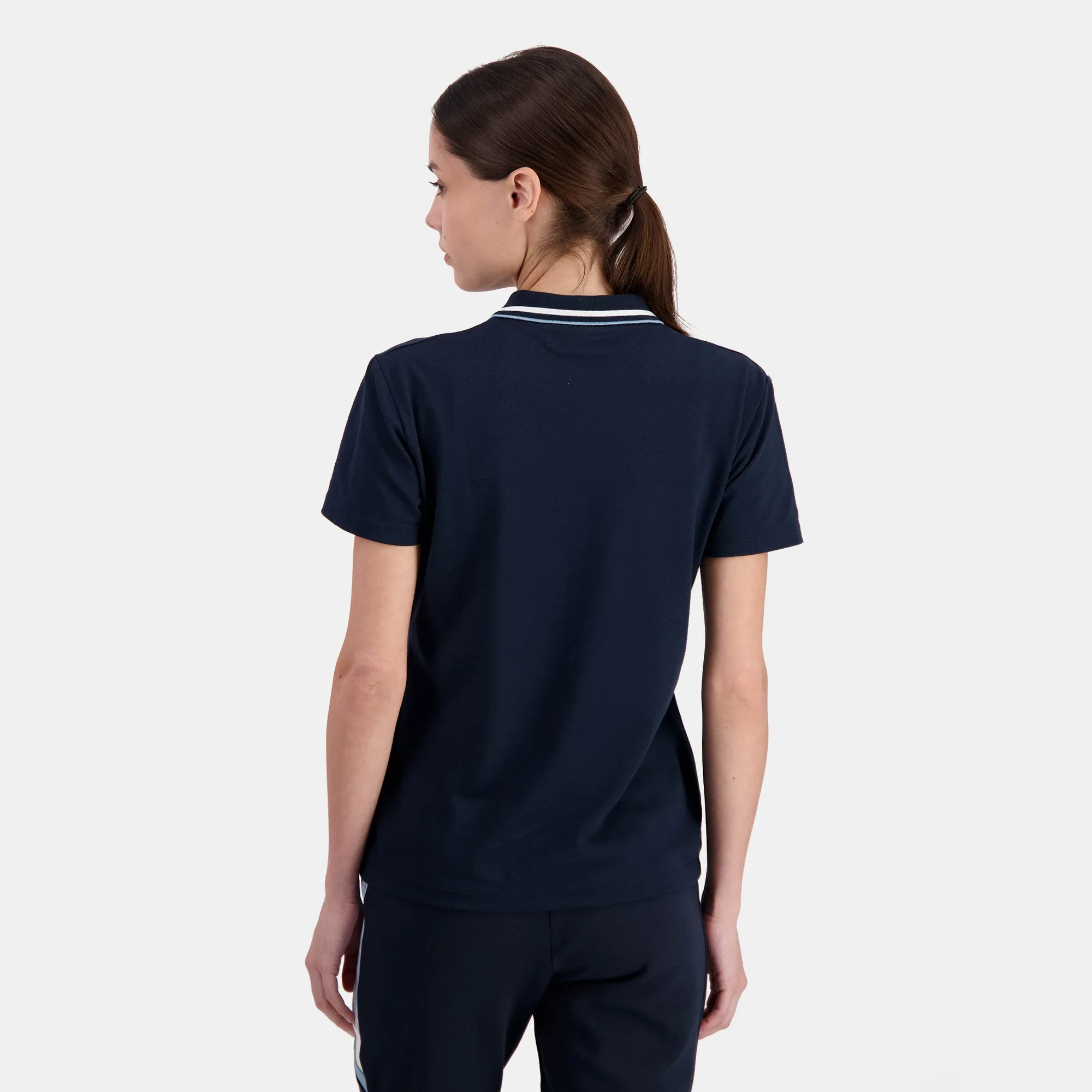 2422088-HERITAGE Polo SS N°1 W sky captain | Polo Femme sold by Le Coq Sportif product image thumbnail 2