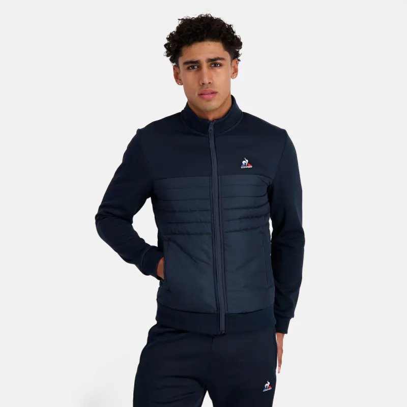 2410207-TRI Veste Hybride N°1 M sky captain | Sweat zippé Homme sold by Le Coq Sportif