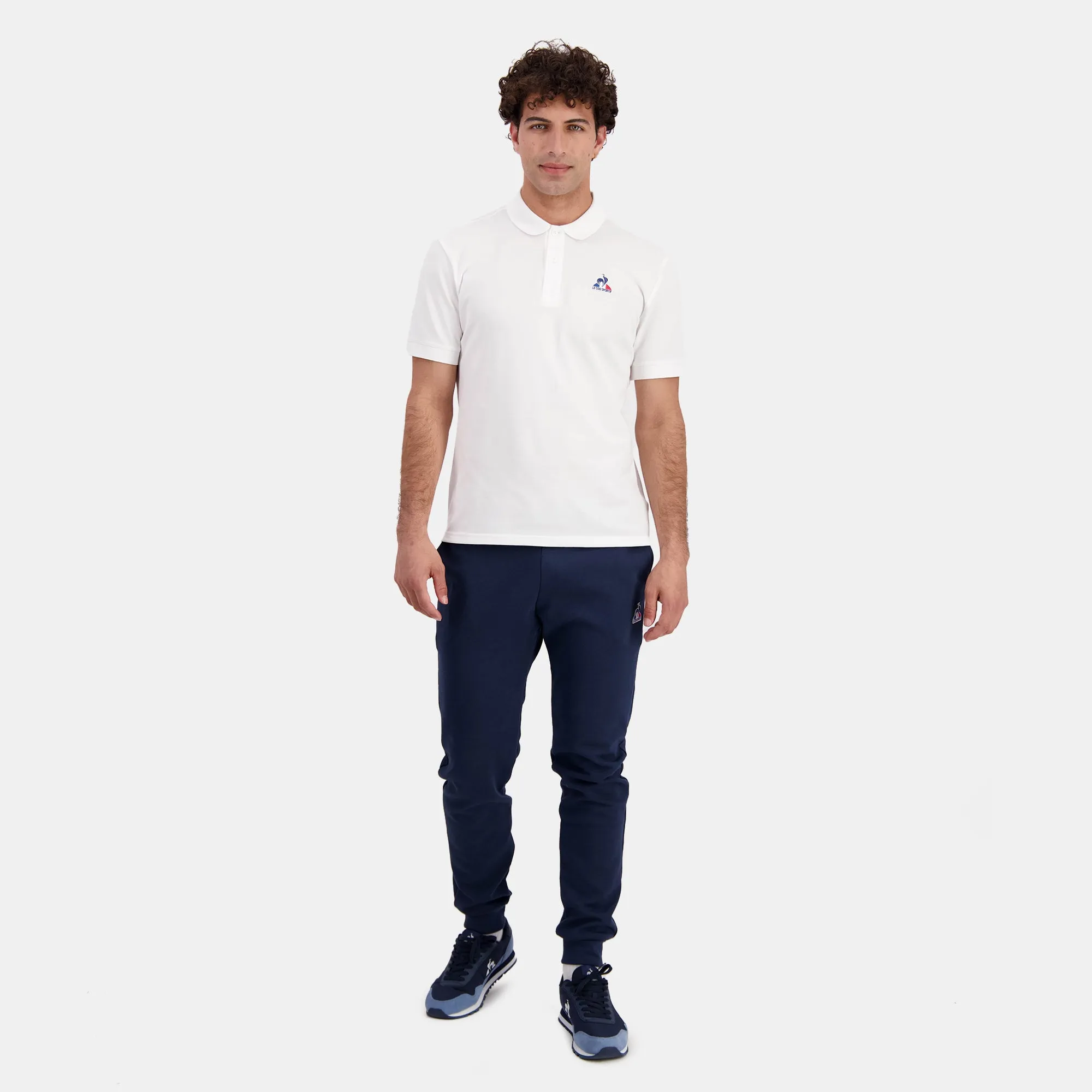 2422109-ESS Polo SS N°1 M new optical white | Polo Homme sold by Le Coq Sportif product image thumbnail 3