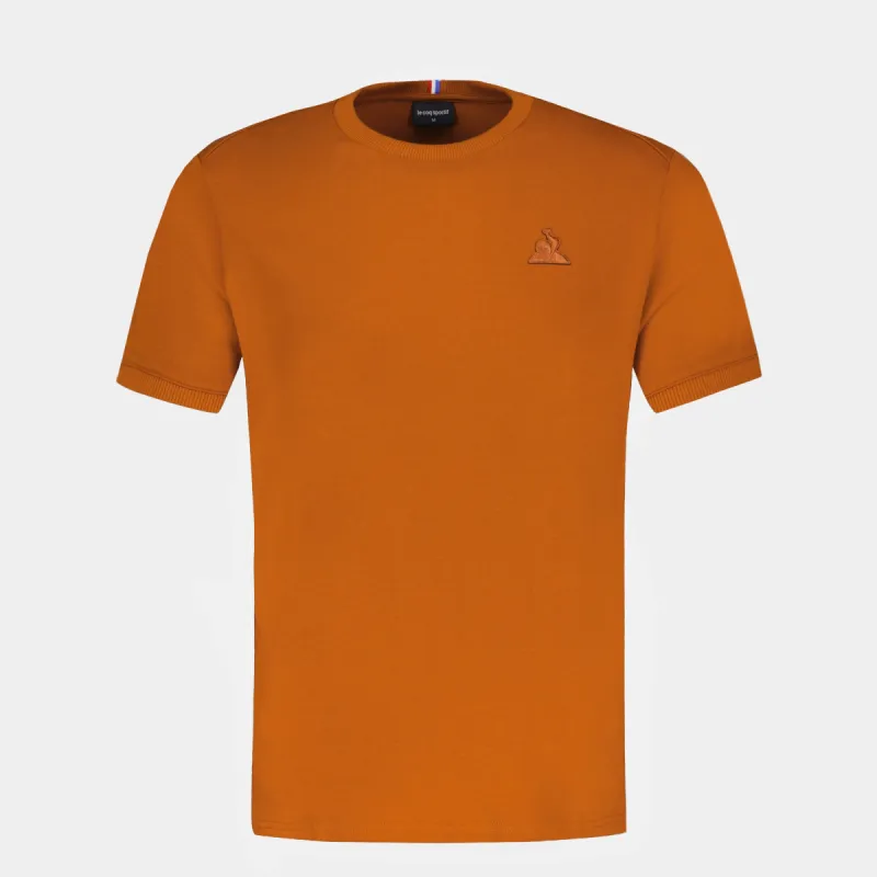 2510193-ESS T/T Tee SS N°1 M caramel cafe | T-shirt Homme sold by Le Coq Sportif