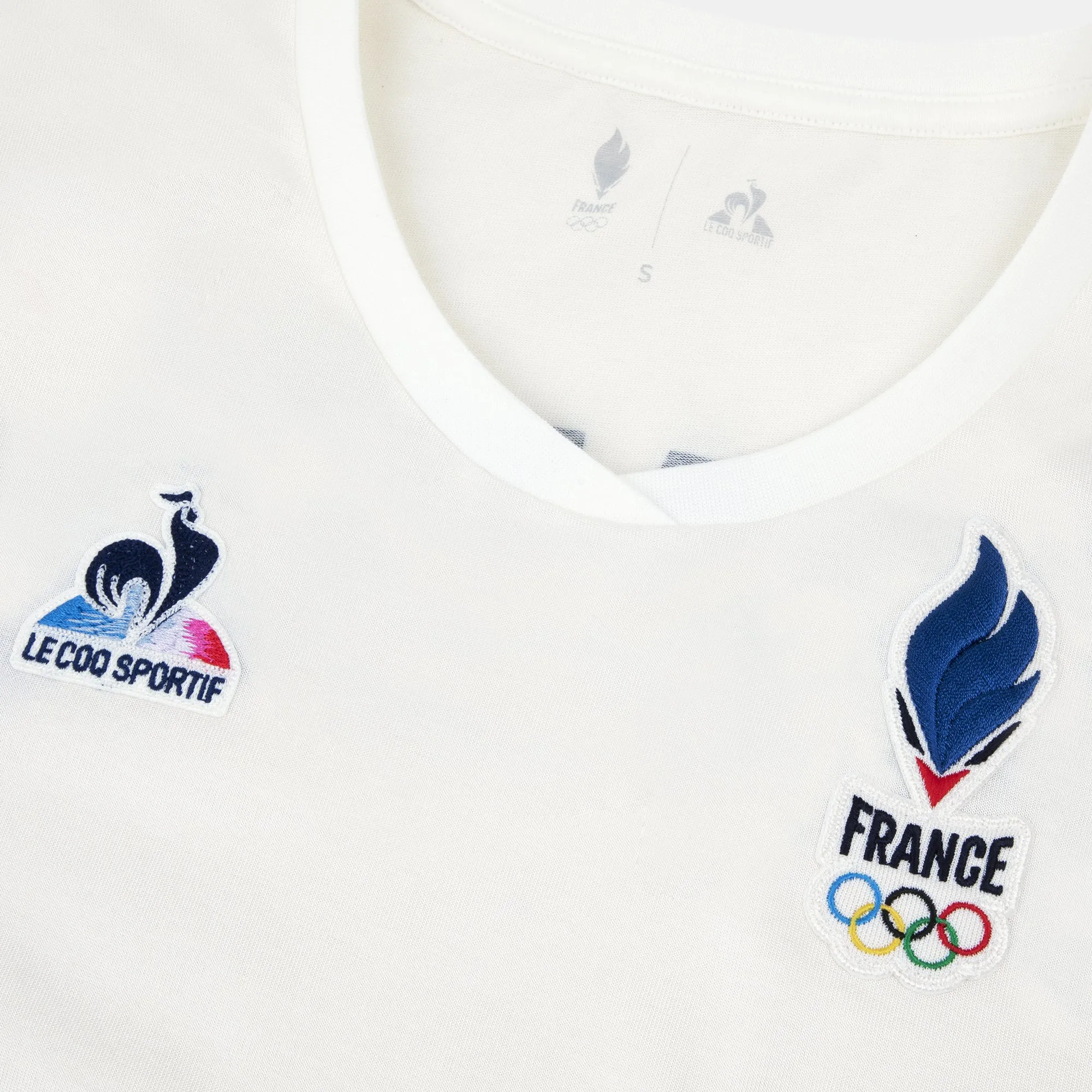 2421019-EFRO 24 Tee SS N°4 W écru | T-shirt Femme sold by Le Coq Sportif product image thumbnail 5
