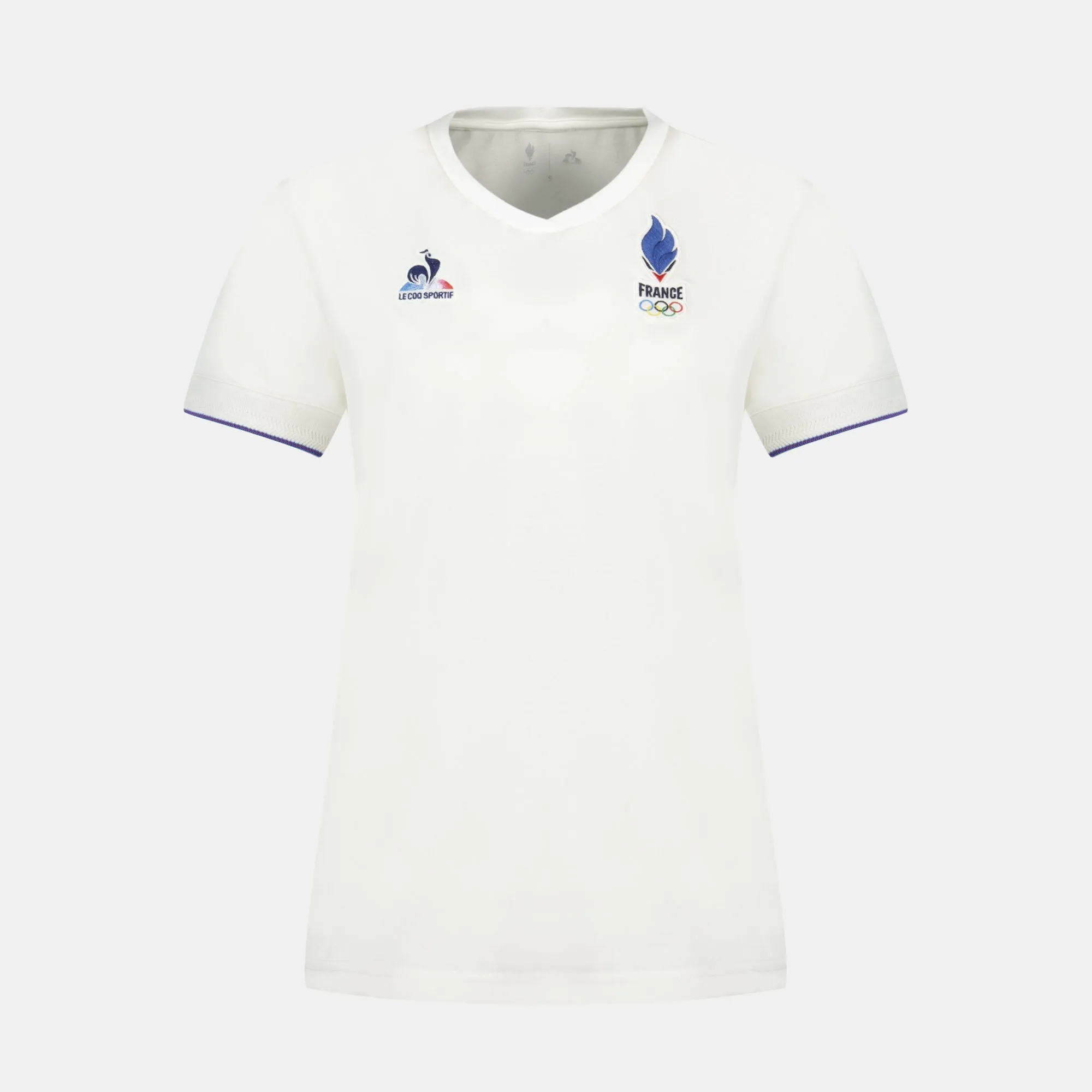 2421019-EFRO 24 Tee SS N°4 W écru | T-shirt Femme sold by Le Coq Sportif
