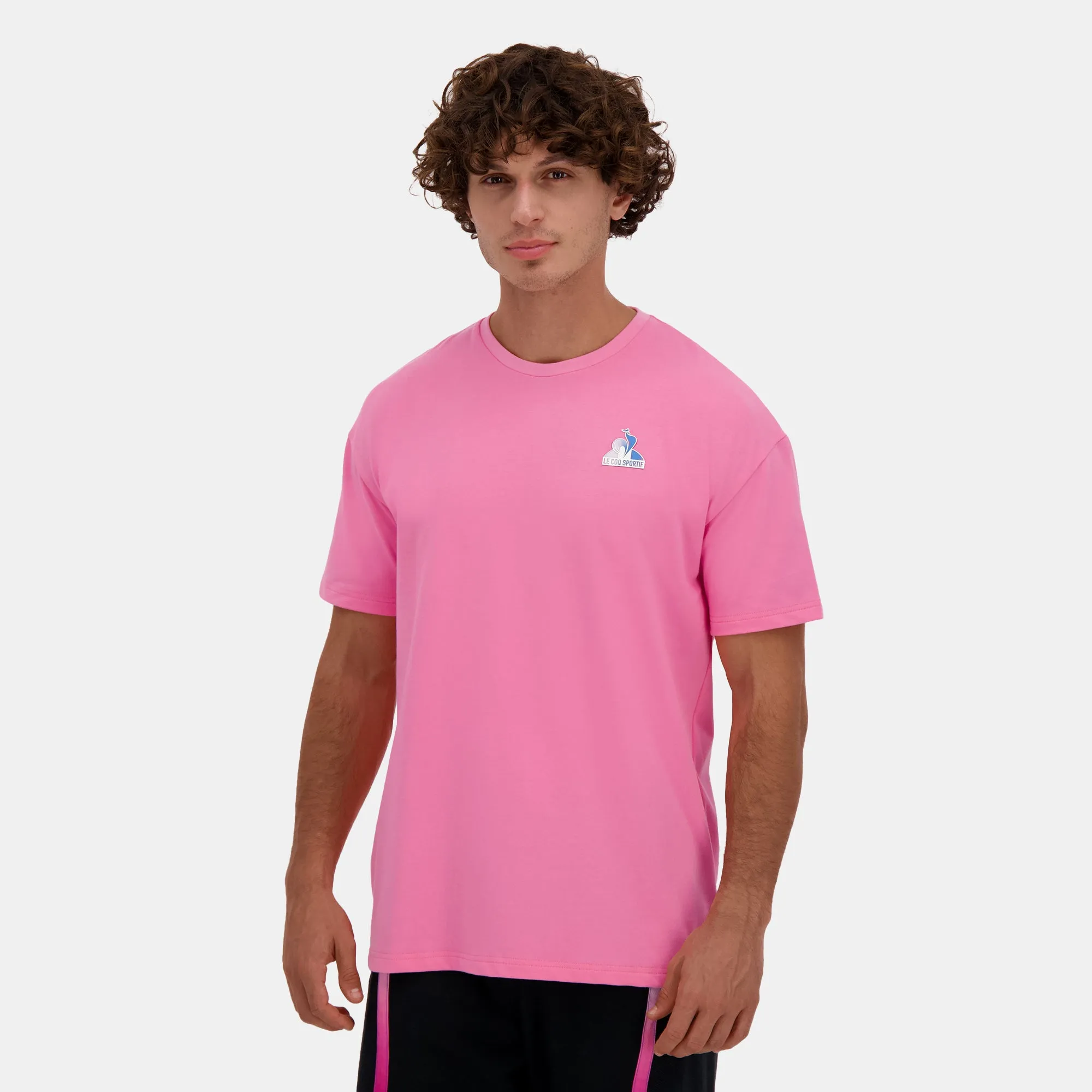 2510552-CONTEMPORAIN LF Tee SS N°1 M aurora pink | T-shirt Homme sold by Le Coq Sportif