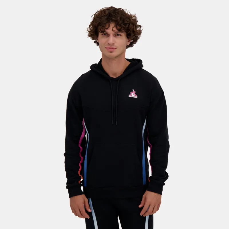 2510265-CONTEMPORAIN LF Hoody N°1 M black | Sweat à capuche Homme sold by Le Coq Sportif