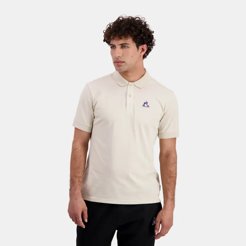 Polo Essentiel effet piqué en jersey made by Le Coq Sportif