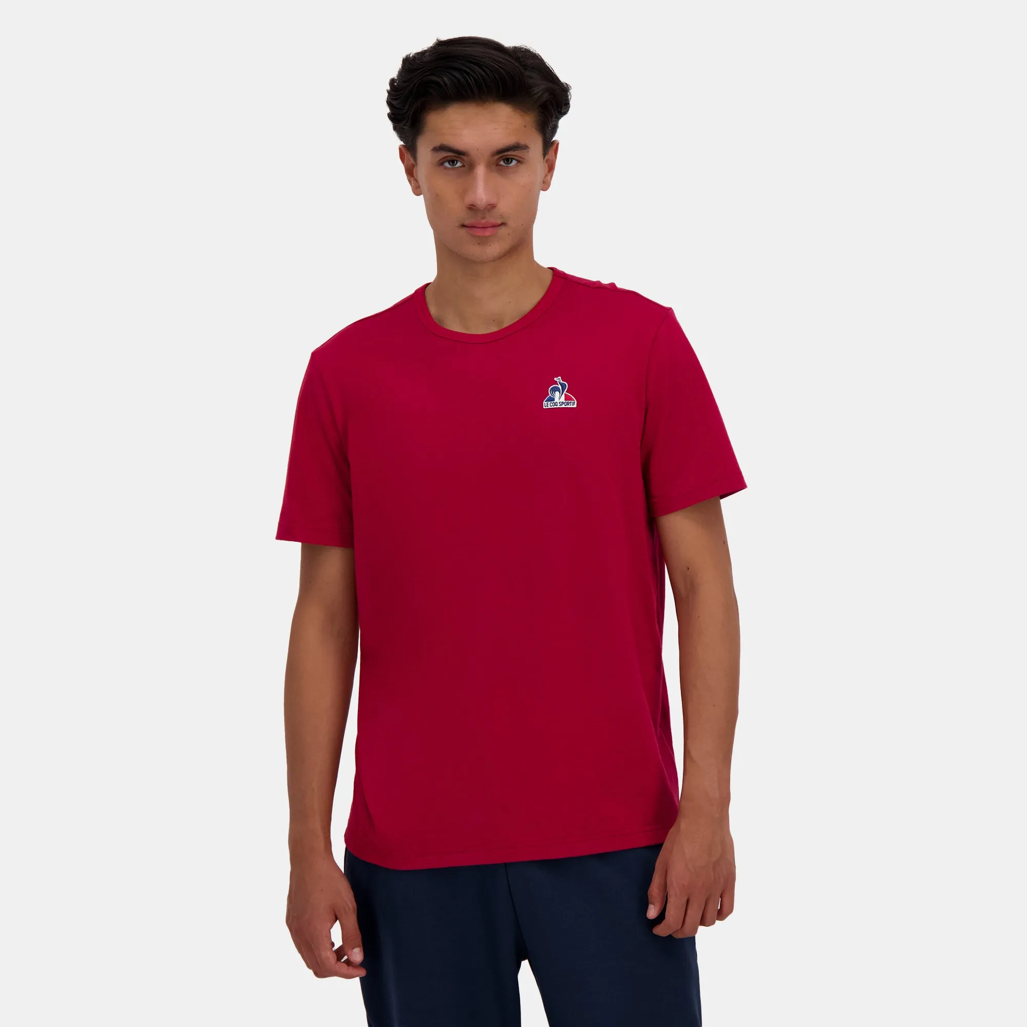 2510018-ESS Tee SS N°1 M rio red | T-shirt Homme sold by Le Coq Sportif