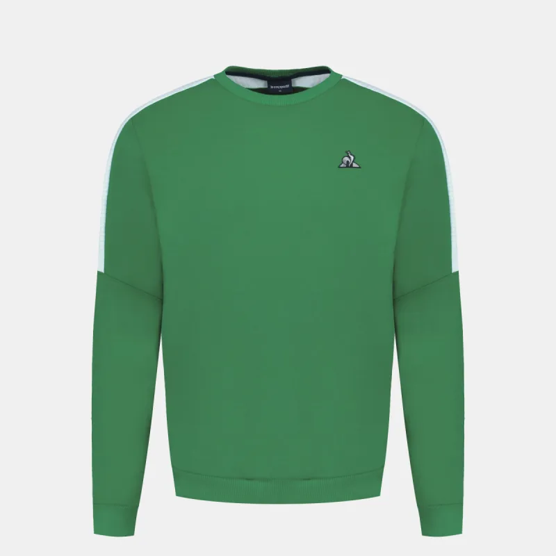 2310946-SPE Crew Sweat N°15 M vert forez/marshma | Sweat col rond Homme sold by Le Coq Sportif