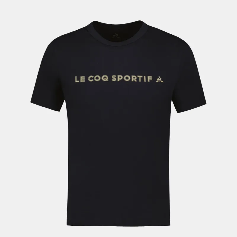 2510150-NOEL SP Tee SS N°1 M black | T-shirt Homme sold by Le Coq Sportif