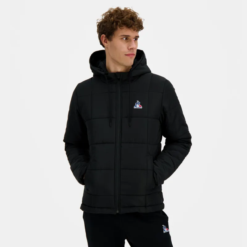 2422963-ESS Doudoune Heavy N°1 M black | Doudoune Homme made by Le Coq Sportif