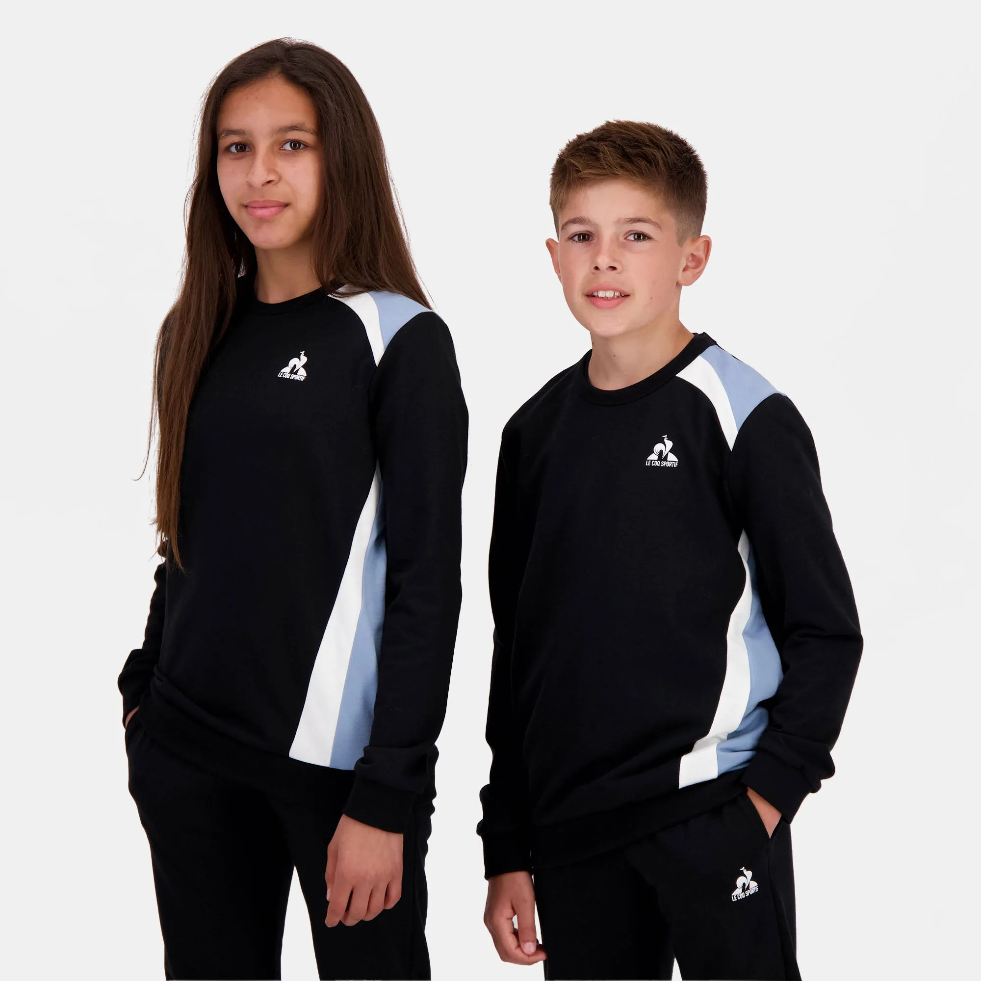 2422347-GRAPHIQUE Crew Sweat N°1 Enfant black | Sweat col rond Enfant sold by Le Coq Sportif product image thumbnail 4