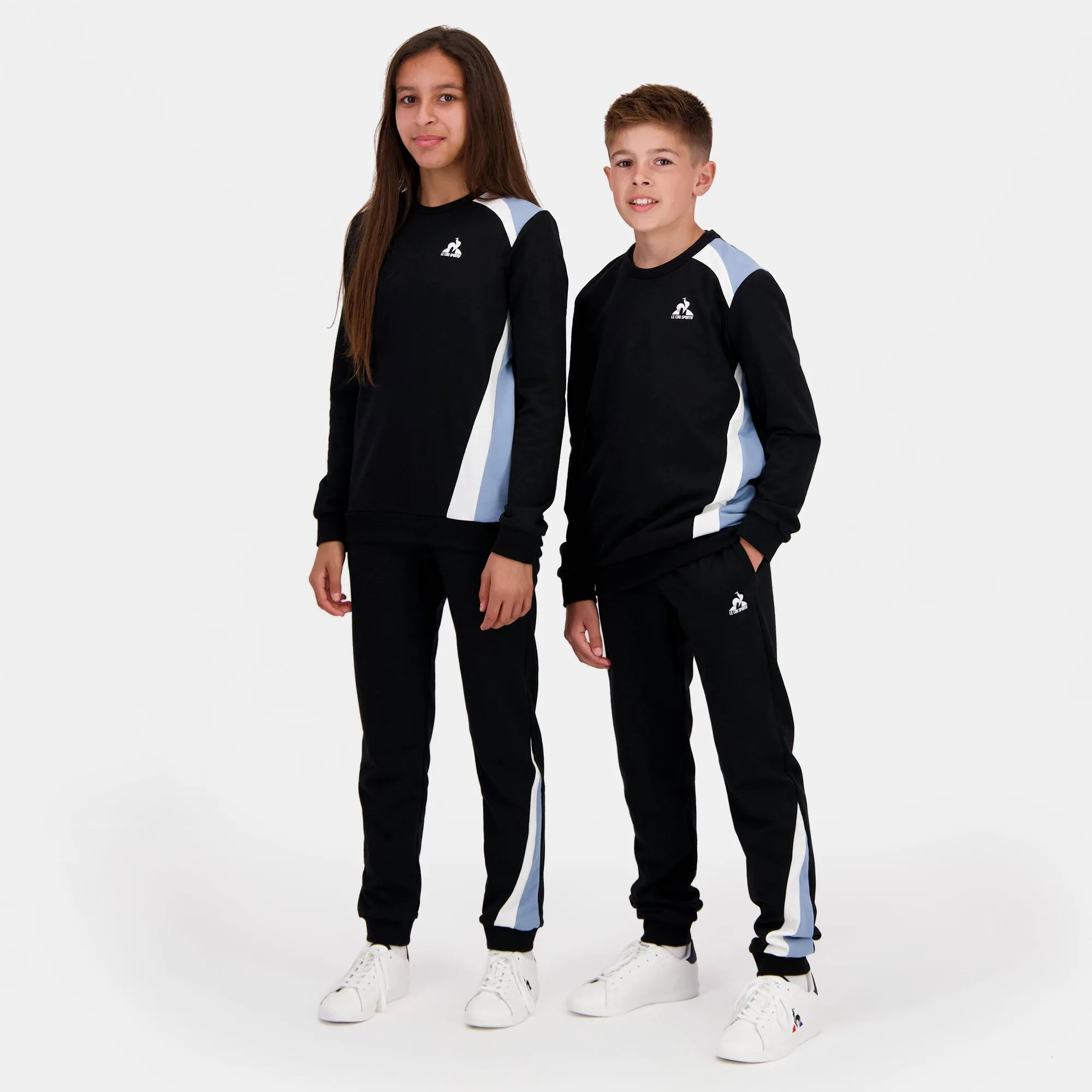 2422347-GRAPHIQUE Crew Sweat N°1 Enfant black | Sweat col rond Enfant sold by Le Coq Sportif product image thumbnail 2