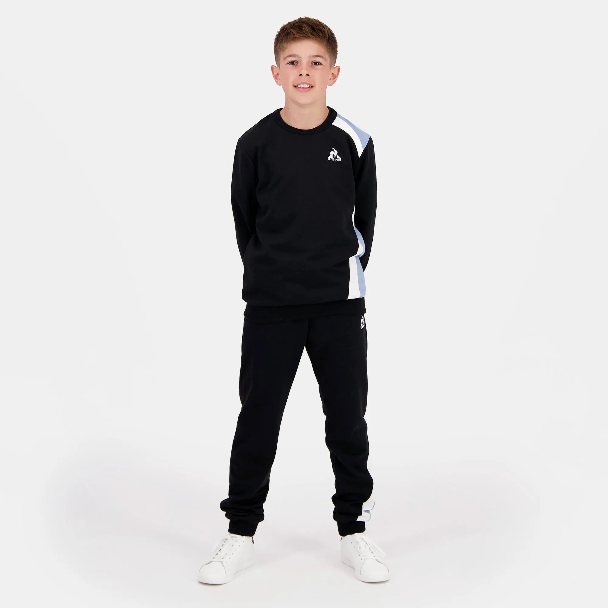 2422347-GRAPHIQUE Crew Sweat N°1 Enfant black | Sweat col rond Enfant sold by Le Coq Sportif product image thumbnail 5