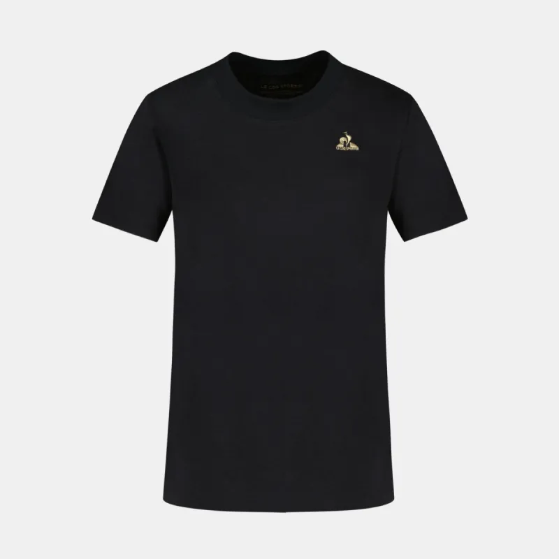 2510303-COQ D'OR Tee SS N°1 W black | T-shirt Femme sold by Le Coq Sportif