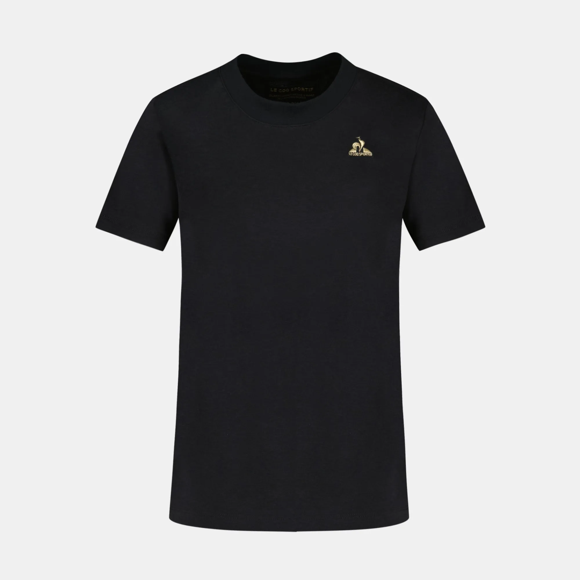 2510303-COQ D'OR Tee SS N°1 W black | T-shirt Femme sold by Le Coq Sportif