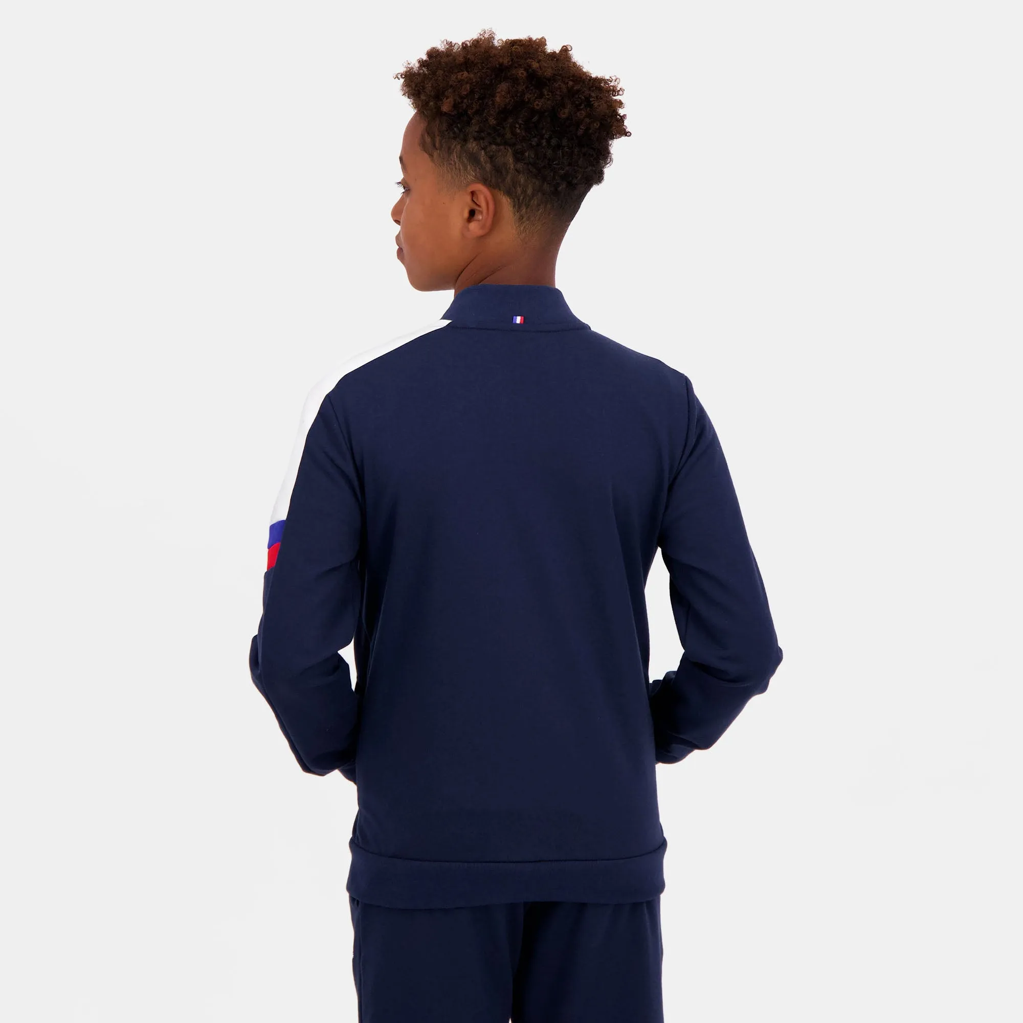 2422934-MINI MOI TRI FZ Sweat N°1 Enf. blue ligh | Sweat zippé Enfant sold by Le Coq Sportif product image thumbnail 3