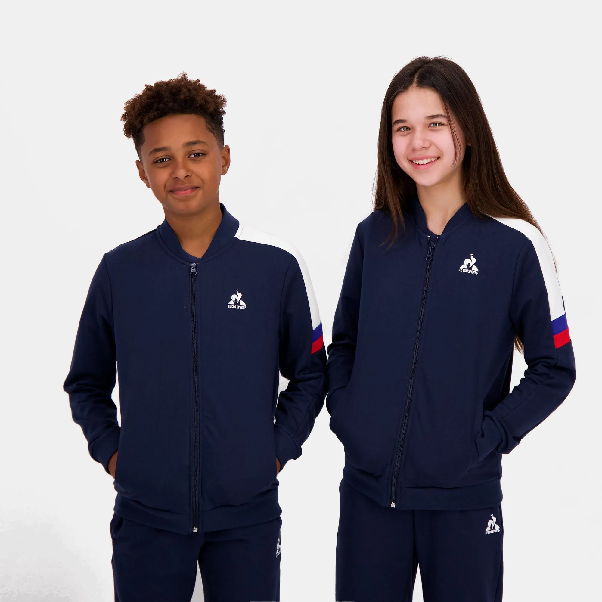 2422934-MINI MOI TRI FZ Sweat N°1 Enf. blue ligh | Sweat zippé Enfant sold by Le Coq Sportif product image thumbnail 4