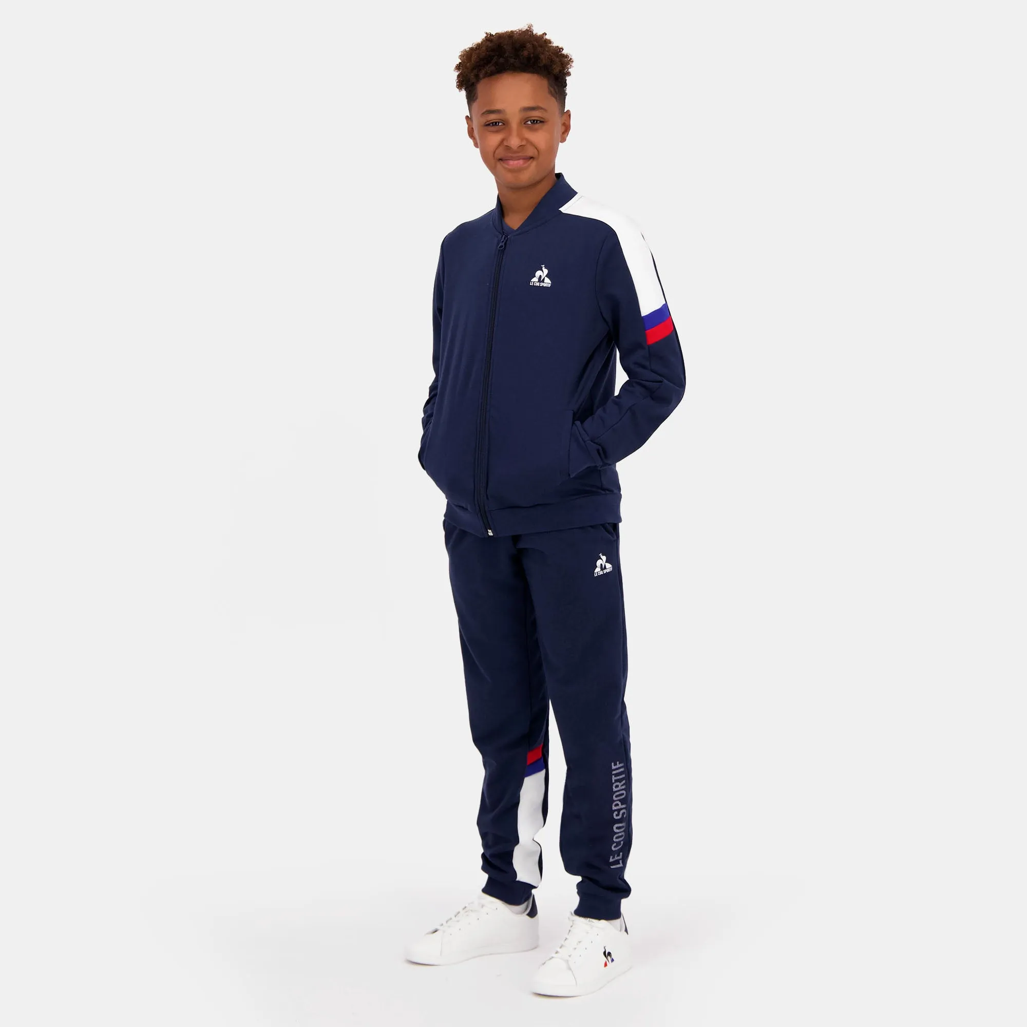 2422934-MINI MOI TRI FZ Sweat N°1 Enf. blue ligh | Sweat zippé Enfant sold by Le Coq Sportif product image thumbnail 5