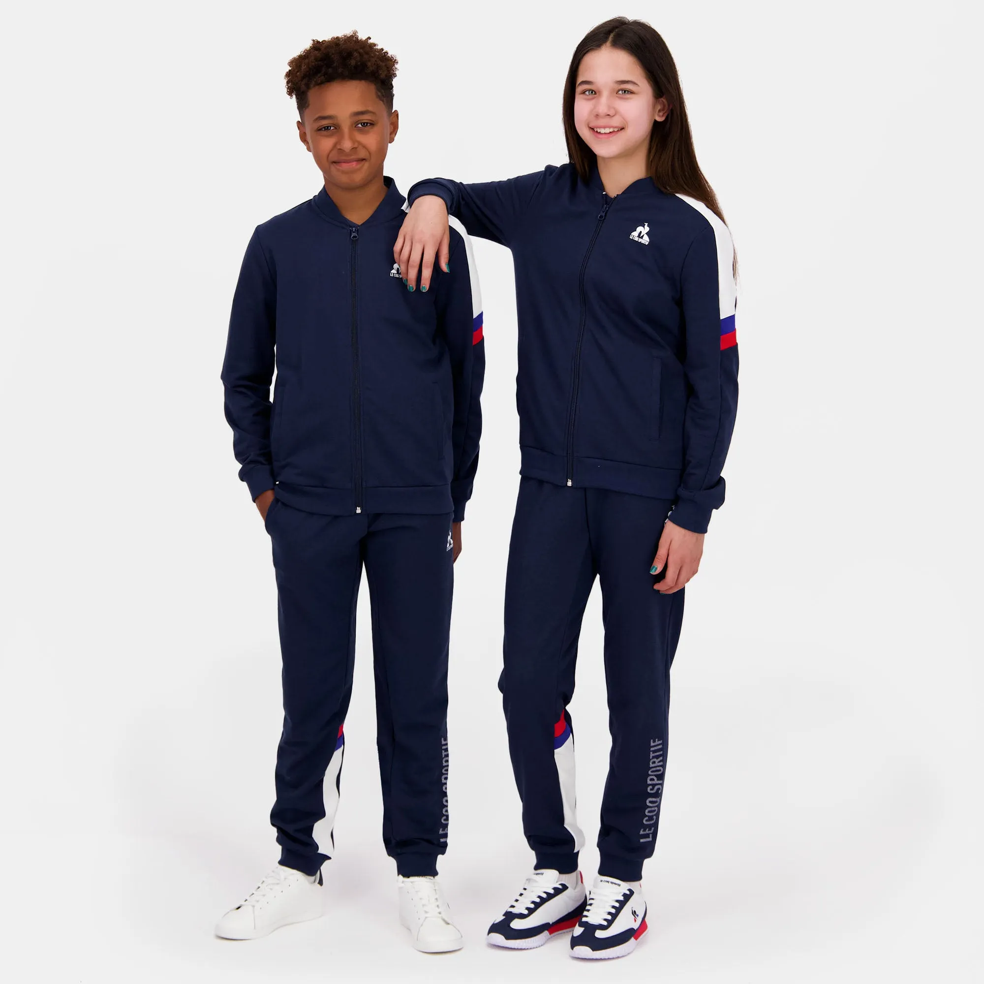 2422934-MINI MOI TRI FZ Sweat N°1 Enf. blue ligh | Sweat zippé Enfant sold by Le Coq Sportif product image thumbnail 2