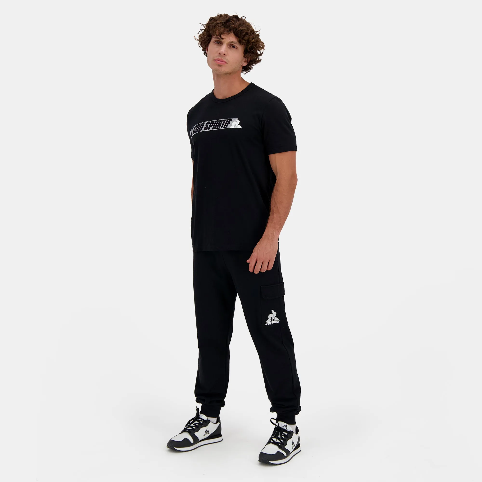 2510042-CONTEMPORAIN SP Tee SS N°2 M black | T-shirt Homme sold by Le Coq Sportif product image thumbnail 3