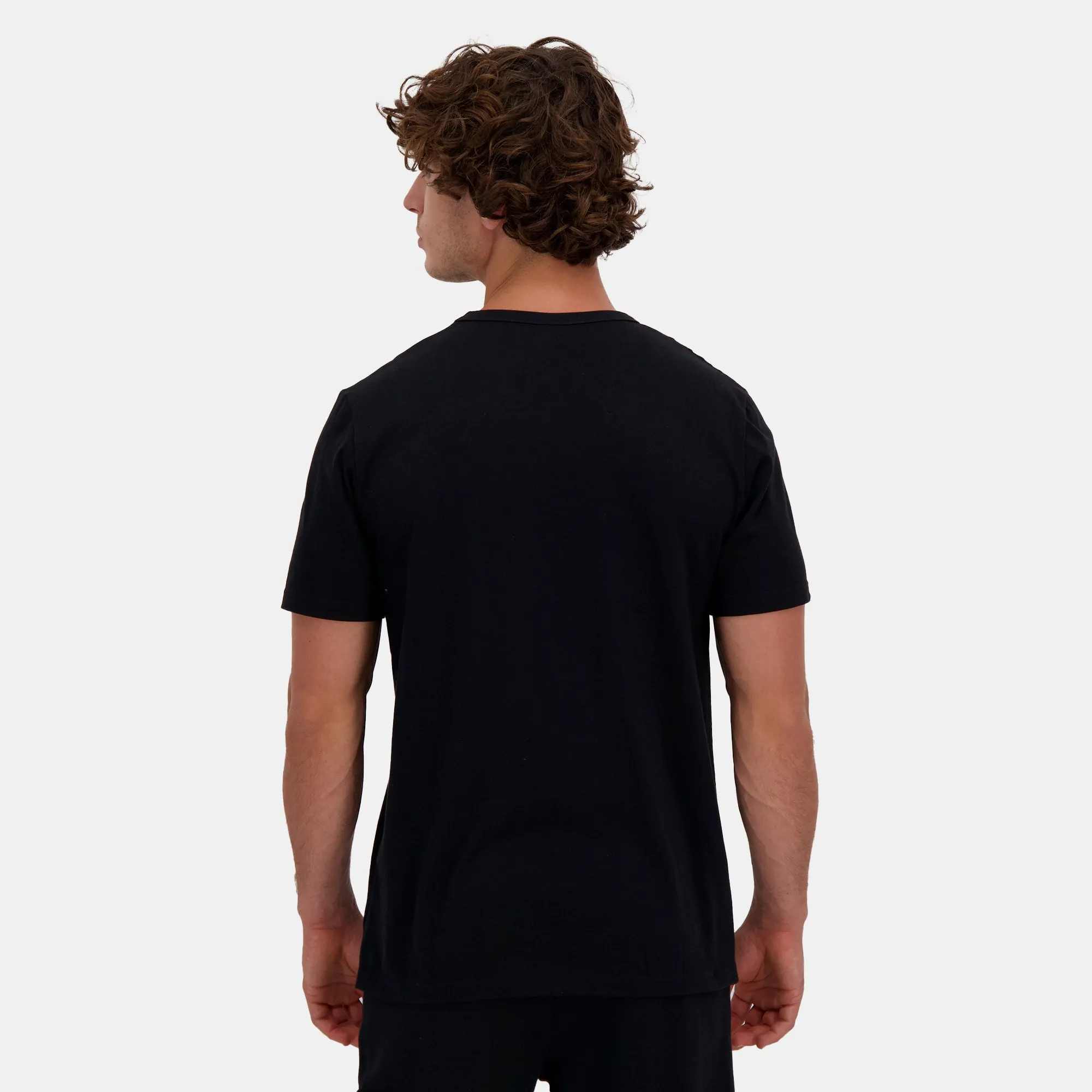 2510042-CONTEMPORAIN SP Tee SS N°2 M black | T-shirt Homme sold by Le Coq Sportif product image thumbnail 2