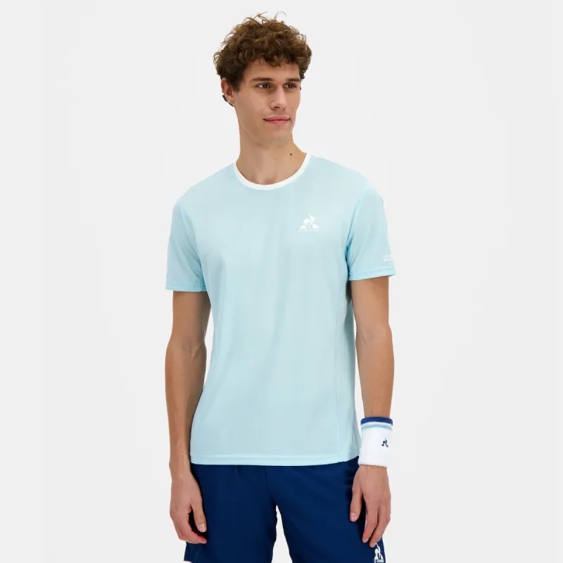 2510168-TENNIS AUTRES TOURNOIS 25 Tee SS M quiet | T-shirt Homme sold by Le Coq Sportif