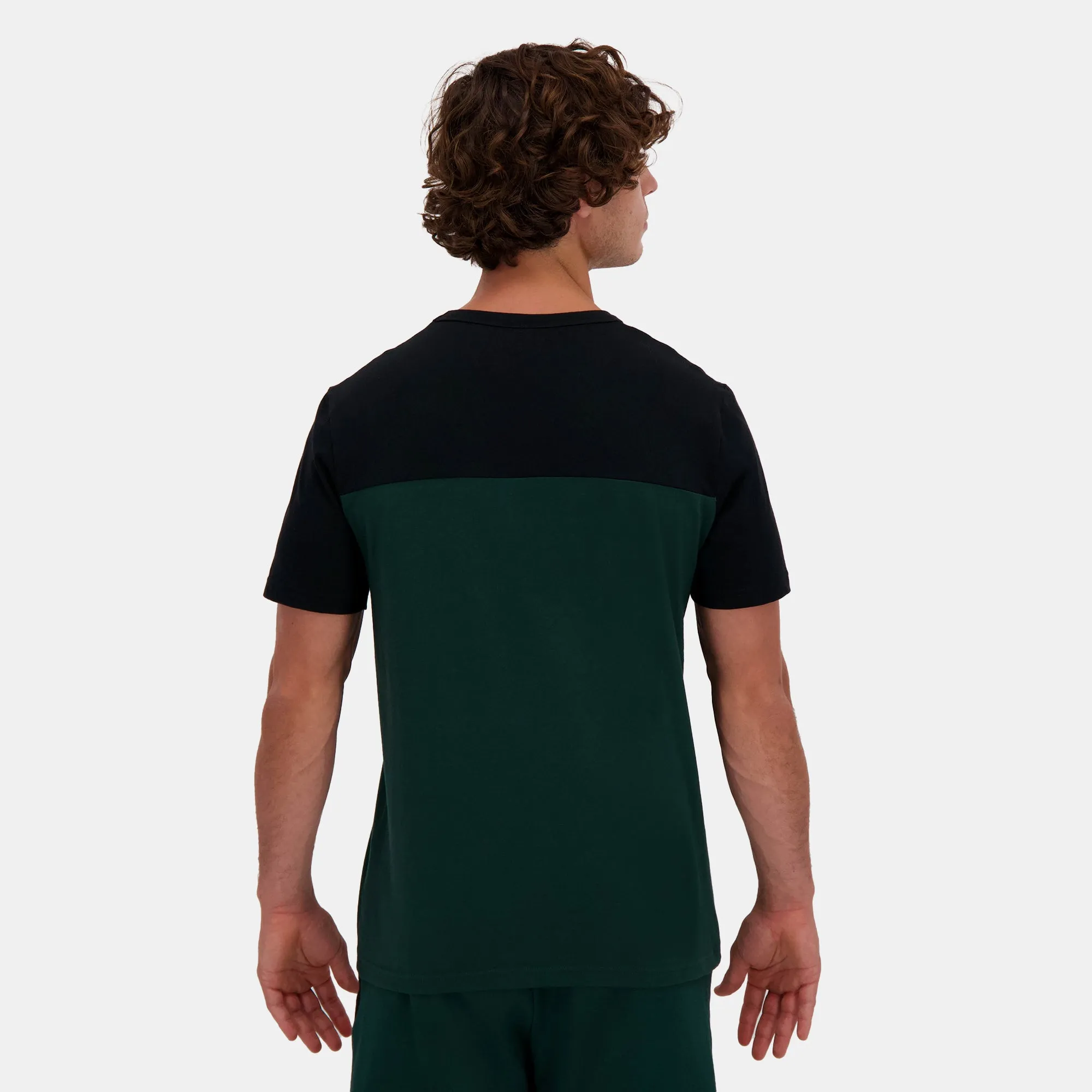 2510040-CONTEMPORAIN SP Tee SS N°1 M black/scara | T-shirt Homme sold by Le Coq Sportif product image thumbnail 2