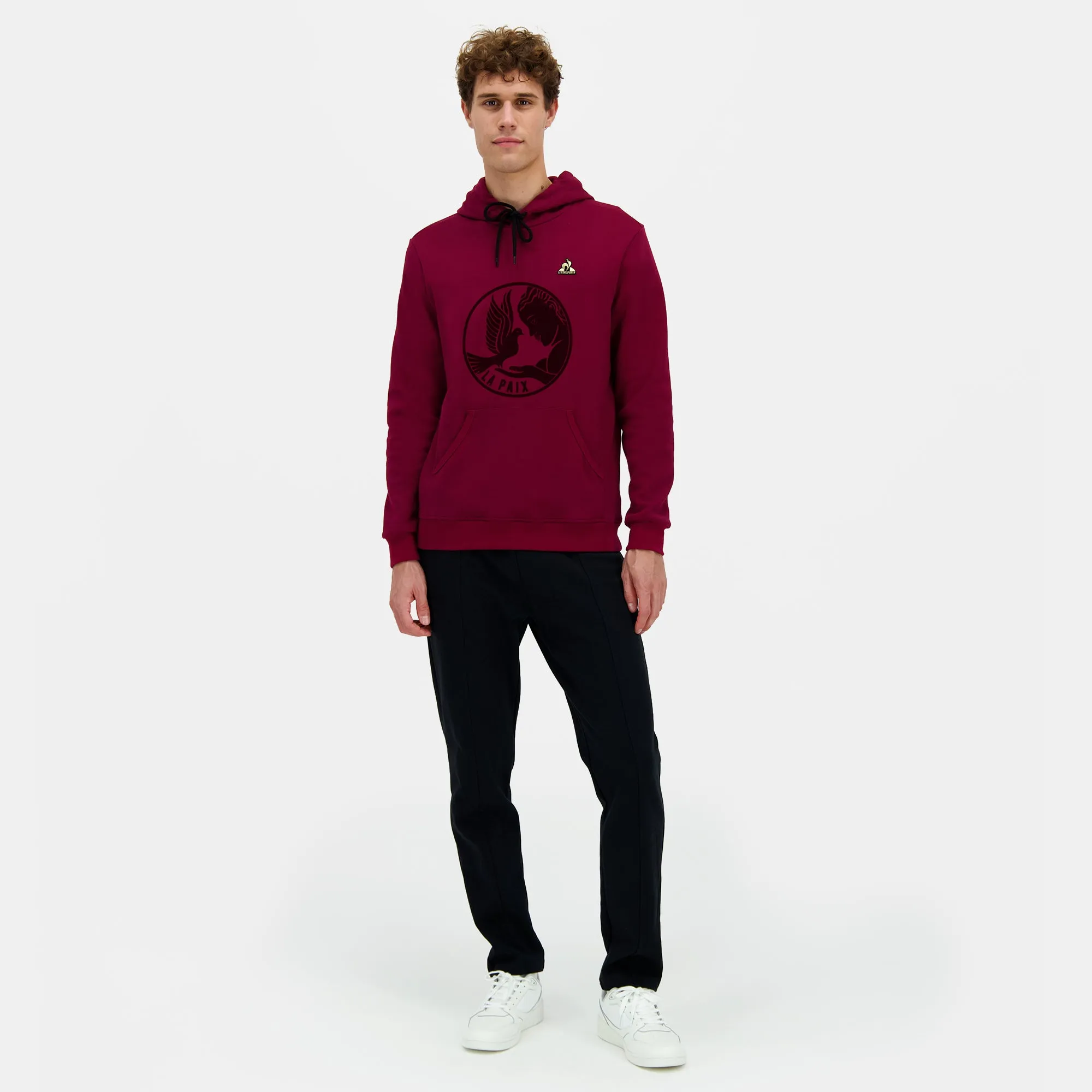 2424130-LA PAIX Hoody N°1 M rambo red | Sweat à capuche Homme sold by Le Coq Sportif product image thumbnail 3