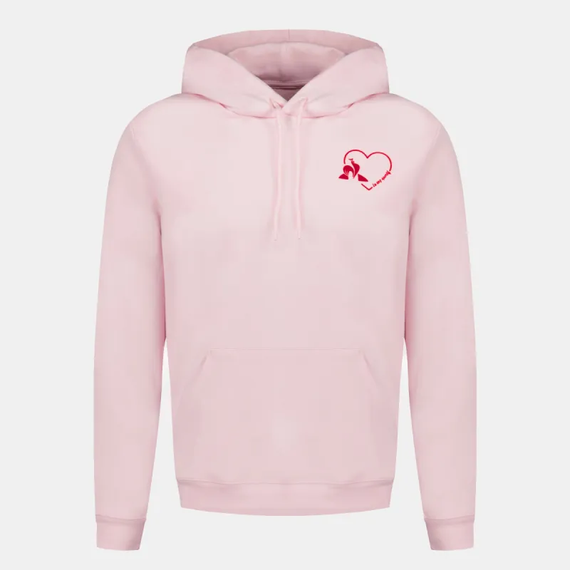 2510577-L'AMOUR DU SPORT Hoody N°1 M ballet slip | Sweat à capuche Unisexe sold by Le Coq Sportif
