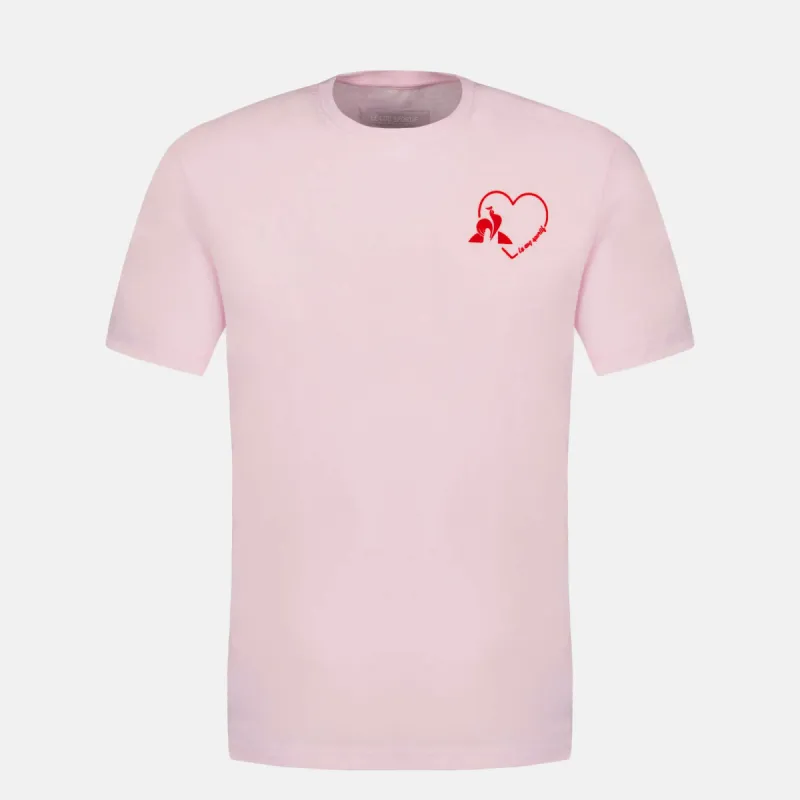 2510576-L'AMOUR DU SPORT Tee SS N°1 M ballet sli | T-shirt Unisexe sold by Le Coq Sportif