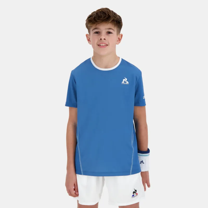 2510281-TENNIS AUTRES TOURNOIS Tee SS N°1 ENFANT | T-shirt Enfant sold by Le Coq Sportif